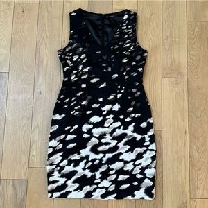 Tahari Black Midi Dress | 98% Cotton